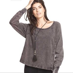 We The Free Cupcake Sunrise Pullover Sweatshirt, M